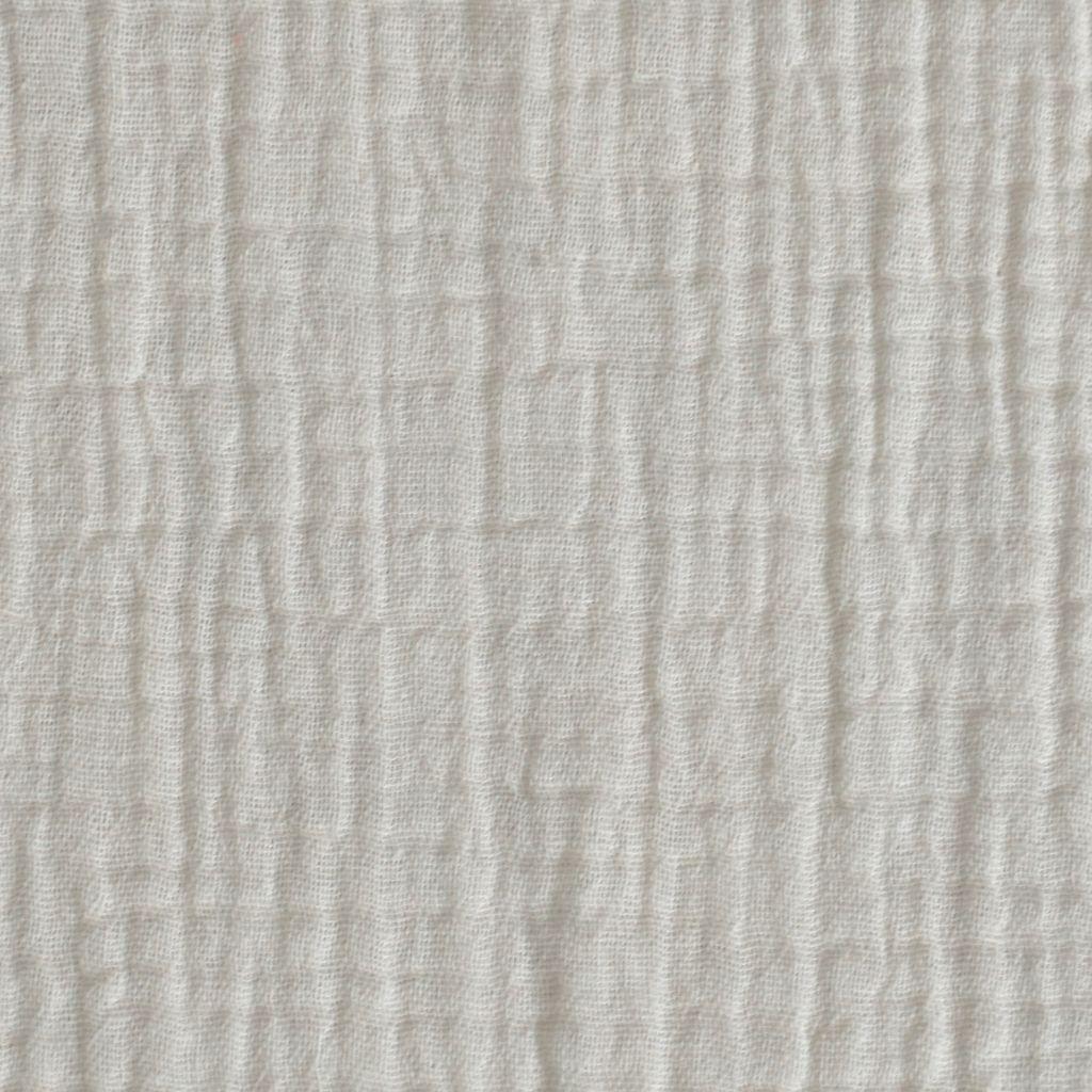 Musselin Double Gauze uni ecru